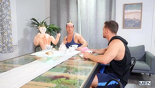 Muscle Gods Collide: Johnny Donovan Reese Ride Out Hard Core Action – 18+