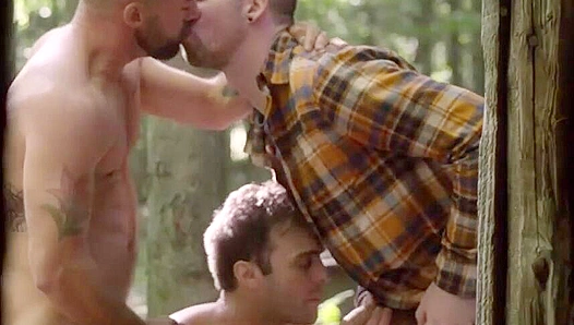 Wild Thrills: Gabriel Jeremys Steamy Outdoor Three-Way – 18+