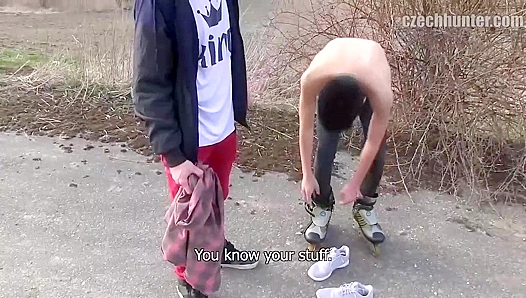 Hot Hung Hornies: Wild Outdoor Threesome with Ripped Twinks – XXX Gay 18+
