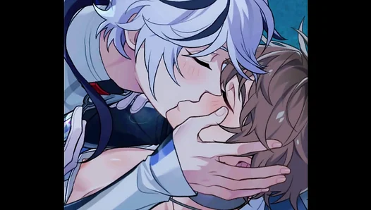 Busty Anime twink moans under stars as he takes deep hard pounding—Blades wet dream! –