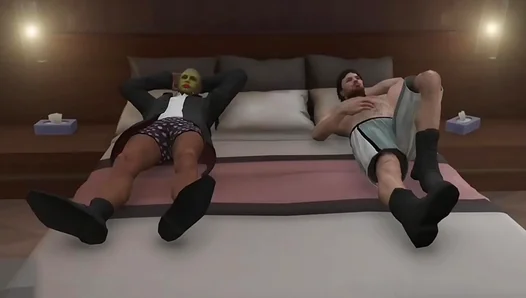 Steamy Gay Encounter in Los Santos: A Horny Hentai Dream Comes Alive – 18+
