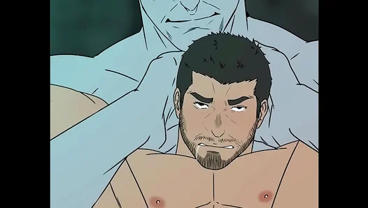 Chris vs Mr. X: Buff Muscle Twinks Go Head-to-Head in Hot Animated Sex – 18+