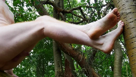 Fiery Redhead Blasts Load in the Woods – Piss Play Creamy Finish – NaughtyWilds 18+
