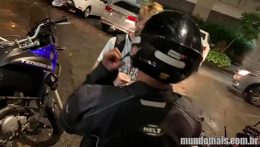 Craving Action? Biker Hungers for Young Muscle Cock – Steamy Blowjob Scene – 18+