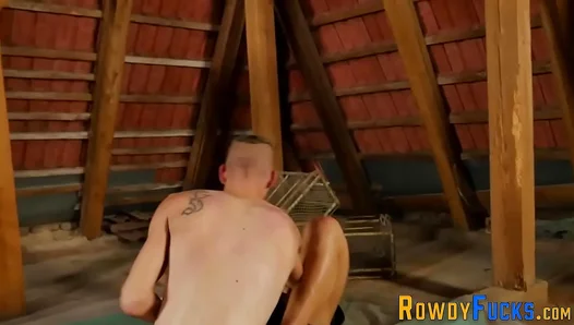 Muscular Stud Takes Jocks Tight Ass in Hot Bareback Encounter – 18+