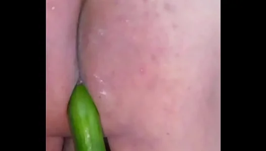 First Time Fun: Cucumber Play Turns into Steamy Solo Action – XXXTapes 18+