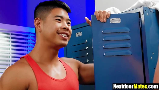 Big Black Cock Takes Over Horny Asian Gym Hunk In Wild Anal Ride – 18+