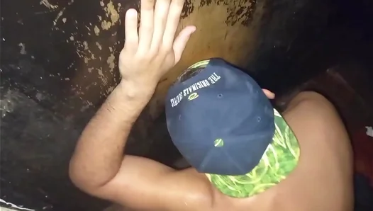 Massive Rods Dominate Hungry Mouths in Wild Brazilian Bareback Party – No Walls Allowed