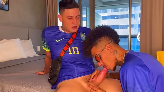 Brazil Scores Big Win — Wild Celebration Turns into Hot Interracial Sex – 18+