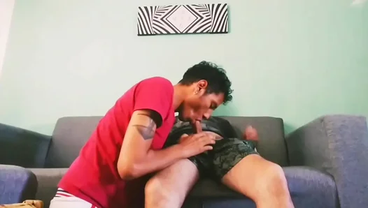 Sun-Drenched Desires: Hairy Daddy Blows Bareback Boy – GayPornXXX 18+