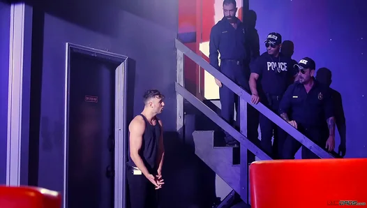 Double Trouble: Hot Cops Dominated by Hulking Studs in Wild DP – GayOrgyHeat 18+