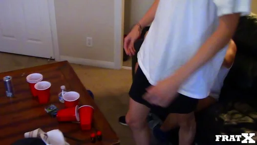 Latino Stallion Taken Hard in Epic Frat Orgy – Real Dirty Group Sex – 18+