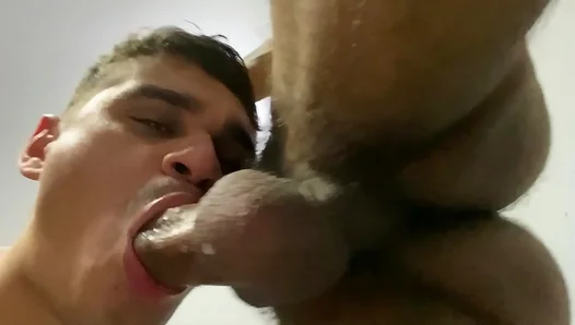 Slender Top Takes Massive Cock Down His Throat – Raw Blowjob Action – NaughtyAmateurs 18+