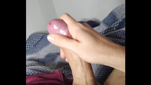 Hard Furious: Soaked Hands, Wild Strokes – Solo Gay Masturbation – Big Dick Action