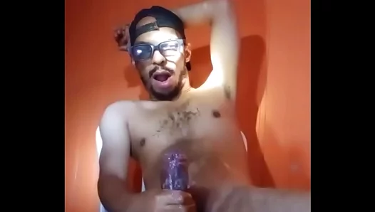 Creamy Load Surprise: Horny Gay teen Jerks Off With Condensed Milk – 18+