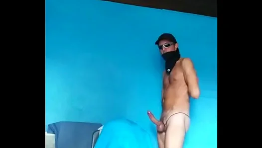 Hard Alone: Hot Guy Jerks Off While Flaunting His Nude Body – Steamy Amateur Action 18+
