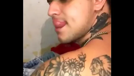 Hot Tattooed Latino Takes Multiple Hard Cocks in Steamy Group Scene – 18+