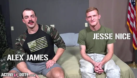Hard Bodies Collide: Soldiers Lose Control in Hot Bareback Sex – GayArmyFlix 18+