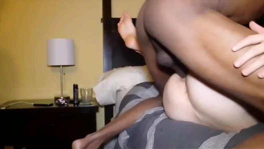 Double Penetration Thrills: Black Stud Claims Eager Bottom – 18+