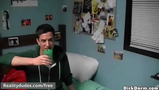 Straight Roommates Cant Resist—First Threesome Full of Curiosity Heat