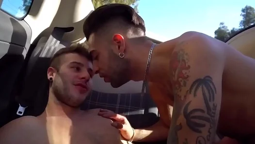 Allen Kings Huge Inked Rod Dominates Steamy Threesome Action – 18+