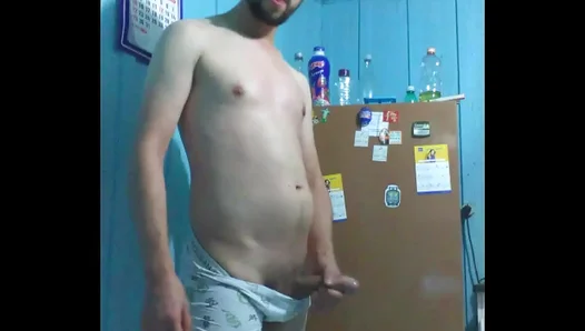 Hard Jackin in the Kitchen: Steamy Solo Gay Pleasure Session – 18+