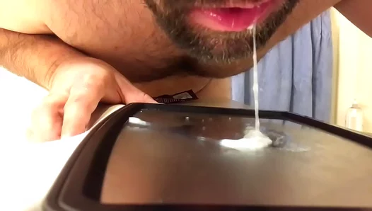 Savoring Every Drop — This Hungry Bottom Devours His First Load – TinyGays 18+