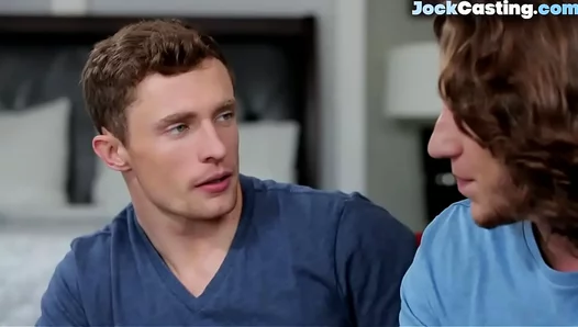 Jock Gets Ridden Hard, Swallows Load After Hot Blowjob Exchange – 18+