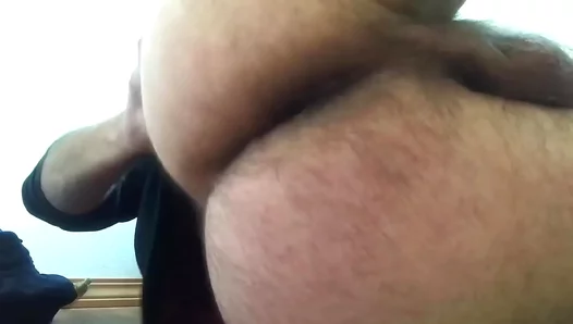 Huge Hairy Ass Bounces While I Stroke Hard in Steaming Sauna – Gay Amateur POV