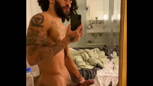 Morning Wood Madness: Guy Jerks Thick Rod Till Explosive Load Drops – 18+