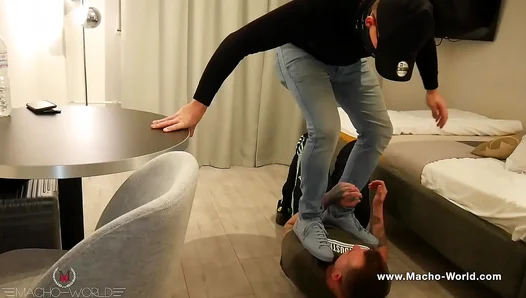 Dominant Macho Takes Control: Rough Bareback Discipline for Eager Twink – GayPorn 18+