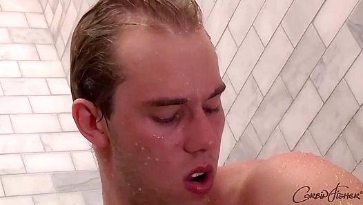 Riding Hard from Behind Then Soaping Up Together – Reverse Fun Turns Hot! – CorbinFisher