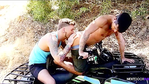 Ty Mitchell Rides Seth Knight Hard Outdoors – Hot Bareback Action – NextDoor Raw