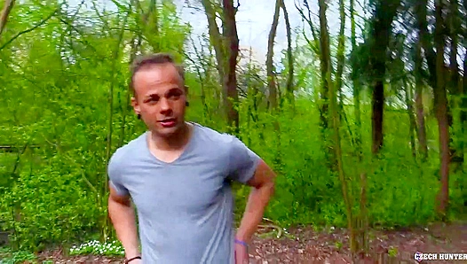 Wooded Rendezvous: Cute Twink Takes Huge Dick Deep – Gay XXX Adventure