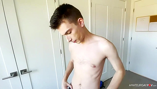 Felix Odair Gets Fully Fucked in Intense POV Anal Action – AmateurGayPorno
