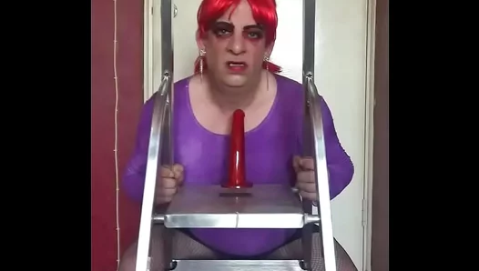 Crossdresser Begs for Thick Cock — Steamy Homemade Gay Clip Inside