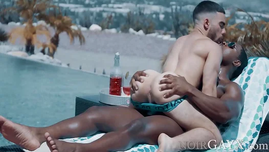 DeAngelo Rides Hard: Busty Black Stud Takes Him Deep by the Pool – 18+