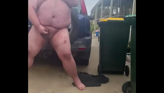 Chubby Charmer Takes Giant Toy Outdoors in Steamy Solo Session – XXXGayFun 18+