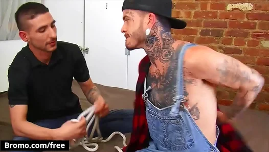 Bound Pleased: Demon Boy Rides Thick Tattooed Cock in Raw BDSM Sex – GayPornX 18+