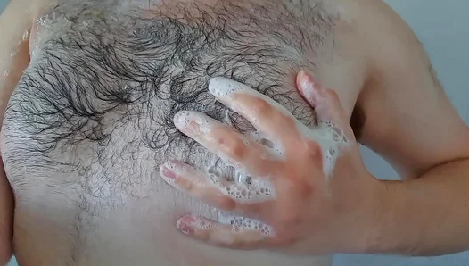 Chubby Guys Get Soaped Up in Steamy Naked Shower Play – TinyGays 18+