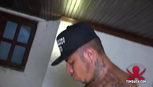 Loving Every Deep Throat Hit from This Thick Latino Cock – 18+