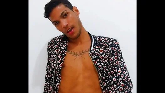 Brazilian Stud JERKS OFF as Huge Load Squirts Over Monster Cock – HOT Solo Scene