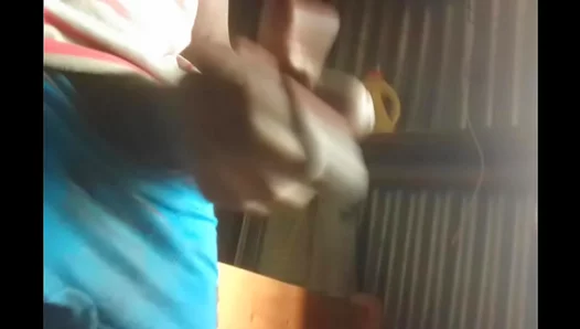Waking Up Wild: Soaked Handjob on a Horny Hairy Ebony Cock – XXXGayScene 18+