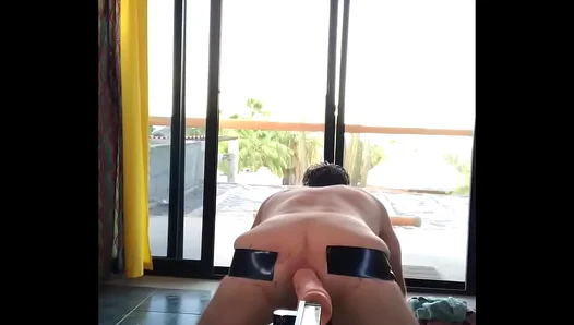 Solo Siren: Watch Him Cream Himself Riding a Giant Toy – 18+