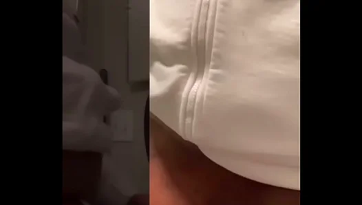 Busty Daddy Vibes: Huge Black Cock Strokes in Steamy Bathroom – Hot Solo Action