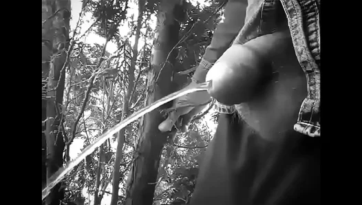Bareback Outdoors: Naughty Twinks Piss Play Under the Sun – GayScene 18+