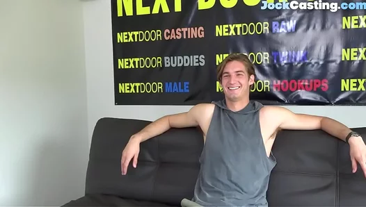 Hard as Steel: Hot Jock Gets Off During Steamy Audition Session – GayPornCasting 18+