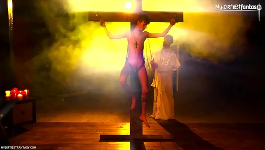 Dominant Priest Claims Penitent Twink Hard—Raw Passion Unleashed – 18+