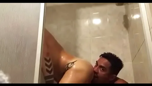 Steaming Passion: Latino Lovers Go Raw Deep In Shower Heat – 18+