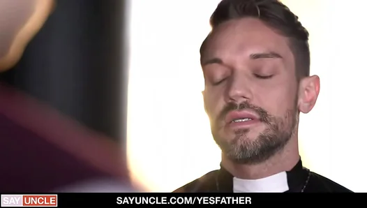 Ryan Jacobs Receives a Sinfully Hot Christmas Gift from Horny Priest Dale Kuda – 18+